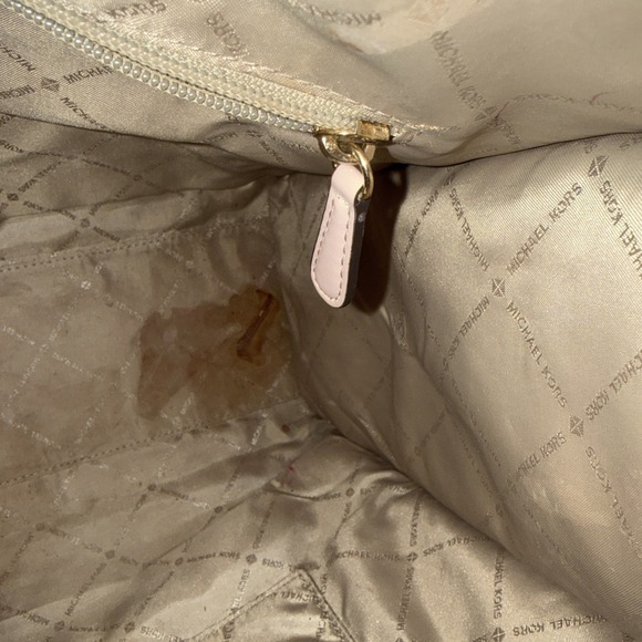 Michael Kors Kenly Shoulder Bag, Large Powder Blush Gently Pre Owned 14x14x5 - Picture 11 of 14